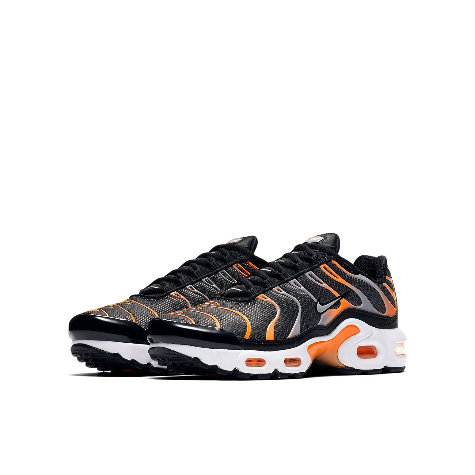 (GS) Nike Air Max Plus 'Black Total Orange' CD0609-003