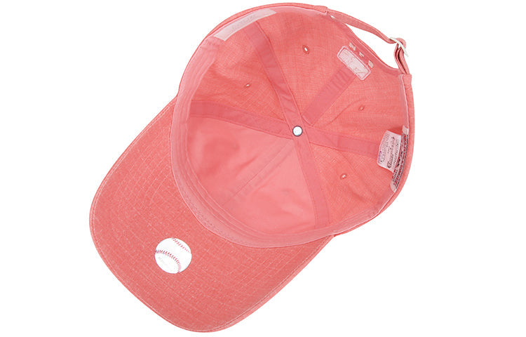 MLB NY Small Label Cap Baseball Cap Pink White 32CPCE011-50P