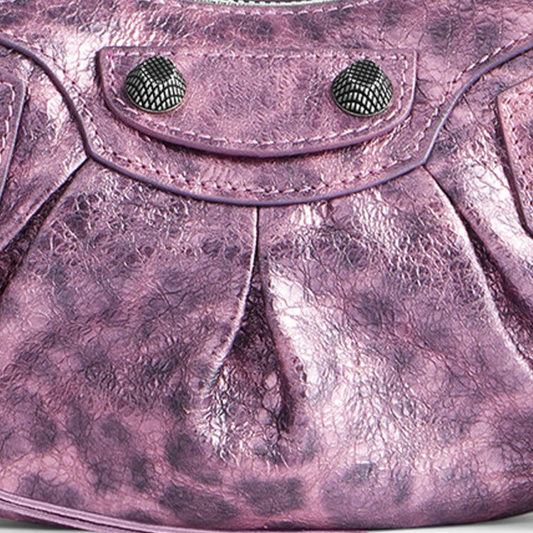 (WMNS) Balenciaga Le Cagole XS Shoulder Bag With Leopard Print 'Pink' 6713092AAV75651