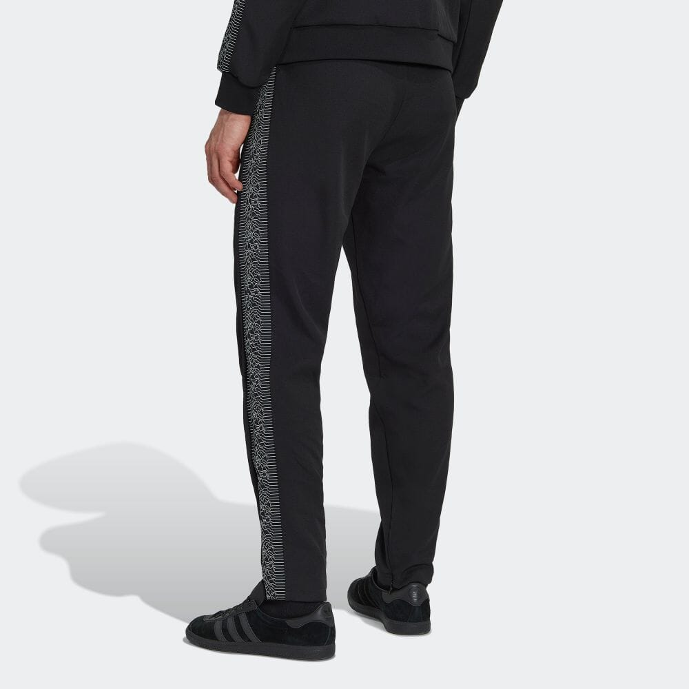 Men's adidas Peter Saville Elastic Twill Sports Pants/Trousers/Joggers Japanese Version Black HM3845