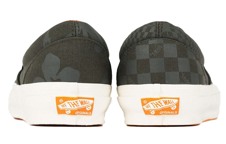 Vans Porter-Yoshida & Co. x OG Classic Slip-On LX 'Forest Night Floral Checkerboard' VN0A45JKWW6