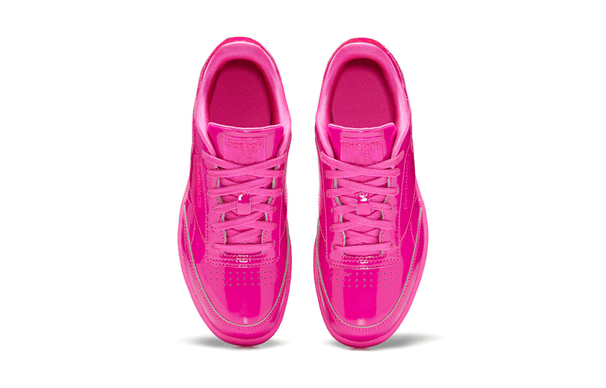 (GS) Reebok Cardi B x Coated Club C J 'Dynamic Pink' H02516
