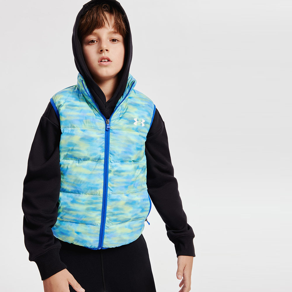 (GS) Under Armour Warm Casual Vest 'Blue' 234105038