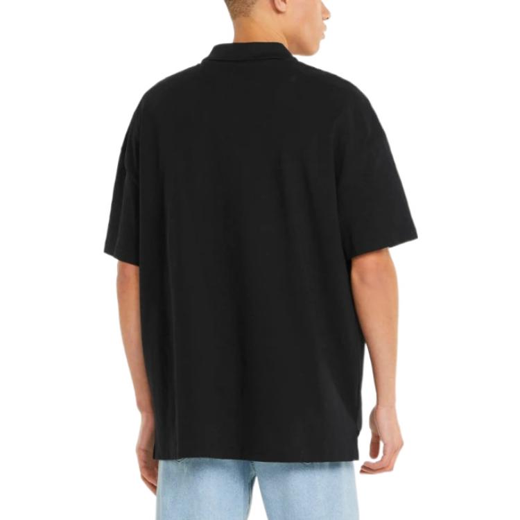 PUMA Logo Polo Shirt 'Black' 535271-01