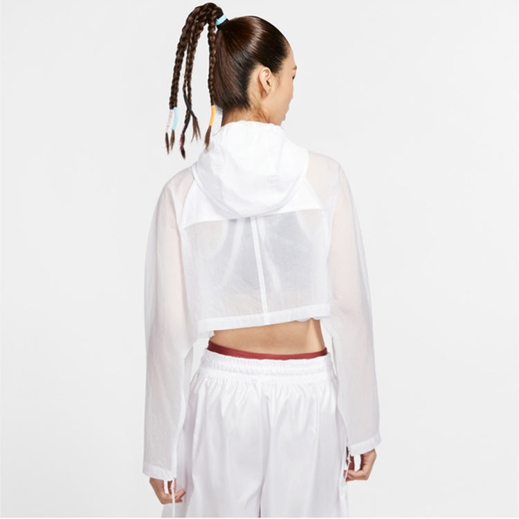 (WMNS) Nike Sportswear Woven Jacket White CT0765-100
