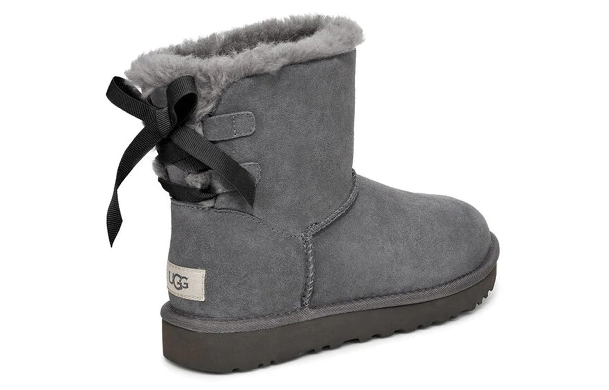 (WMNS) UGG Mini Continuity Bow 'Grey' 1110705-CHRC