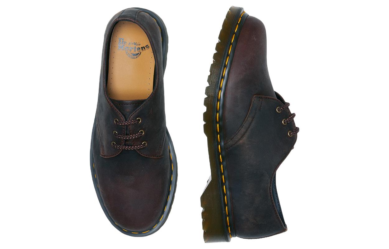 Dr. Martens 1461 Waxed Full Grain Leather Oxford Shoes 'Chestnut' 30681294