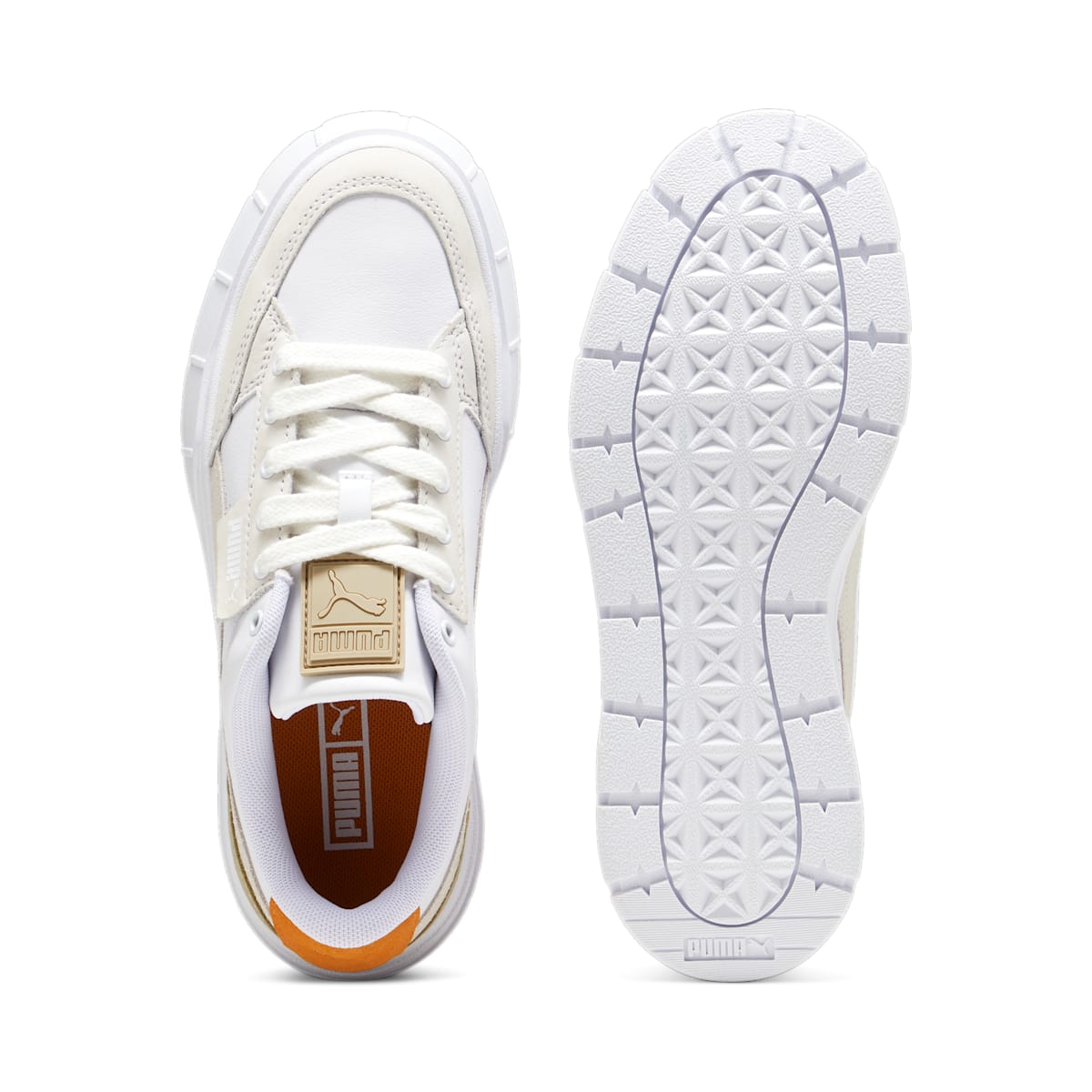 (WMNS) PUMA Mayze Stack Luxe 'White Ginger Tea' 389853-12