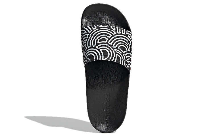 (WMNS) adidas Adilette Shower Slipper 'Black White' FX1200