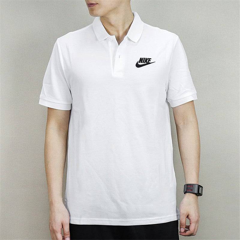 Nike Casual Sports Short Sleeve Polo Shirt White 909747-100
