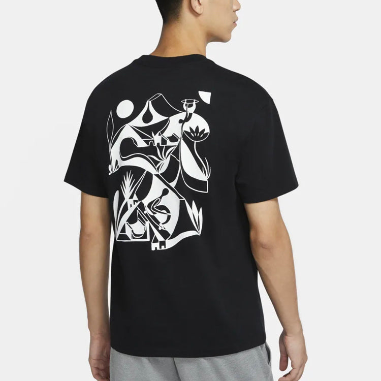 Nike SB Round Neck Skateboard Short Sleeve Black CZ6178-010