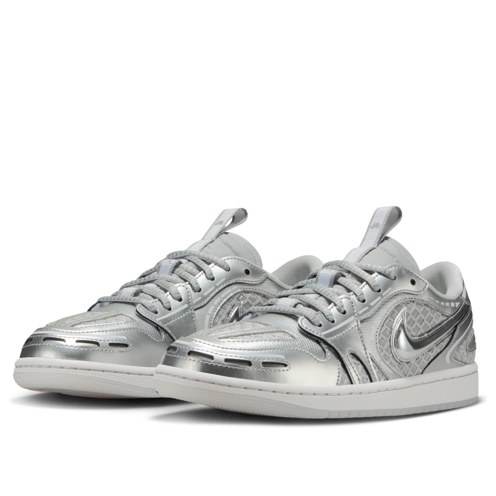 (WMNS) Air Jordan 1 Low Method of Make V3 'Neutral Grey Silver' HQ2186-002