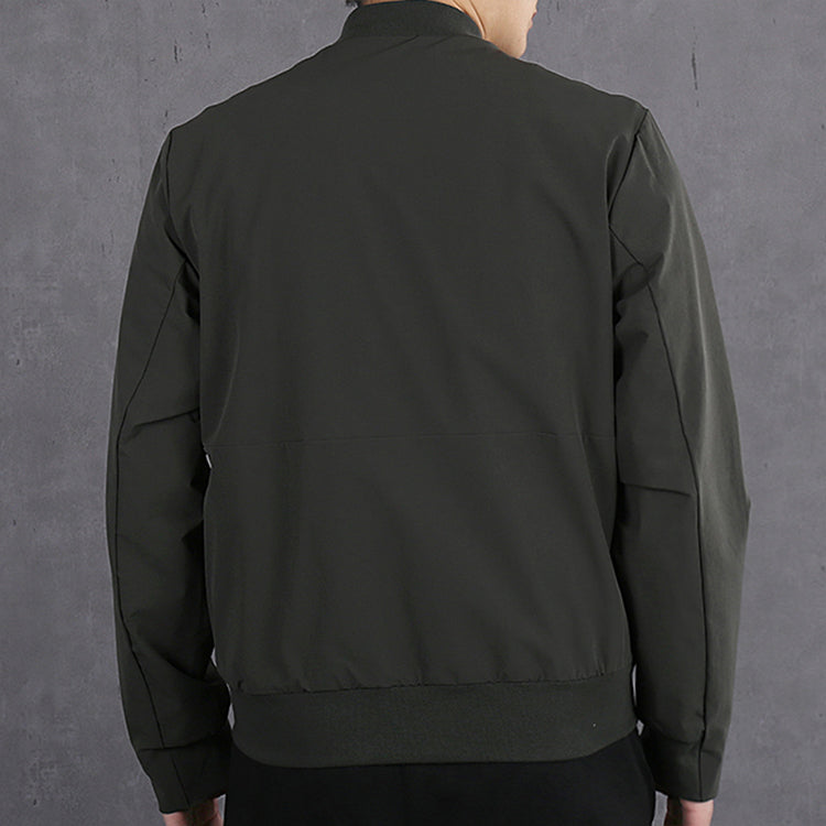 adidas Pilot SportsCasual Baseball Jacket Men Army Green FM9423