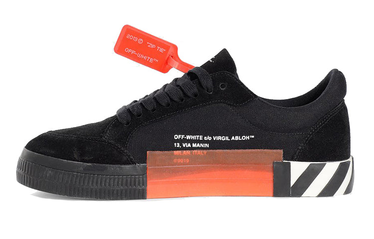 Off-White Vulc Sneaker 'Black Fuchsia' 2019 OMIA085E19C210471028
