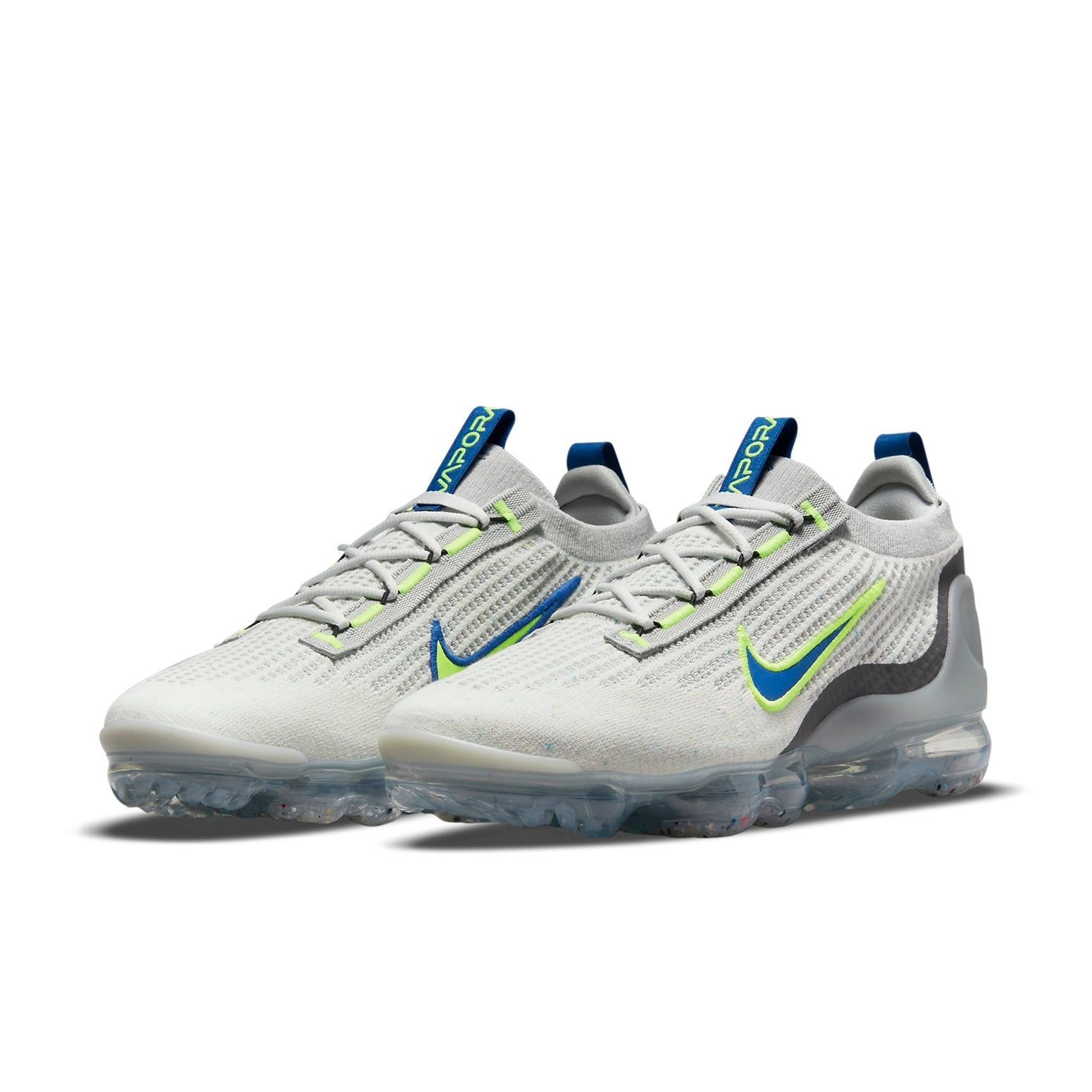 Nike Air Vapormax 2021 Flyknit 'White Volt Hyper Royal' DC9394-100