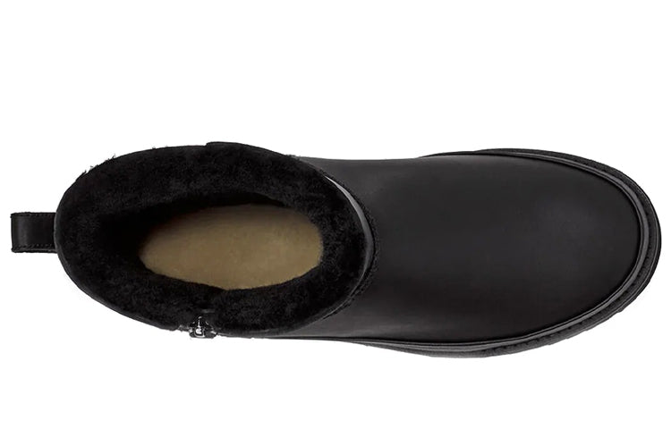(WMNS) UGG Classic Zip Snow Boots Black 1116105-BLK