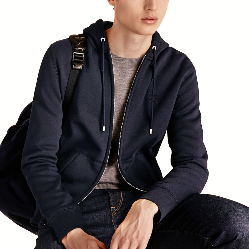 Men's Burberry Casual Cardigan Jacket Navy Blue 40249171