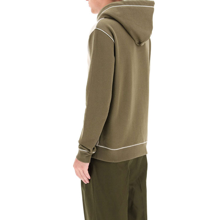 Men's LOEWE Embroidered hooded Drawstring Khaki H526341X94-3962
