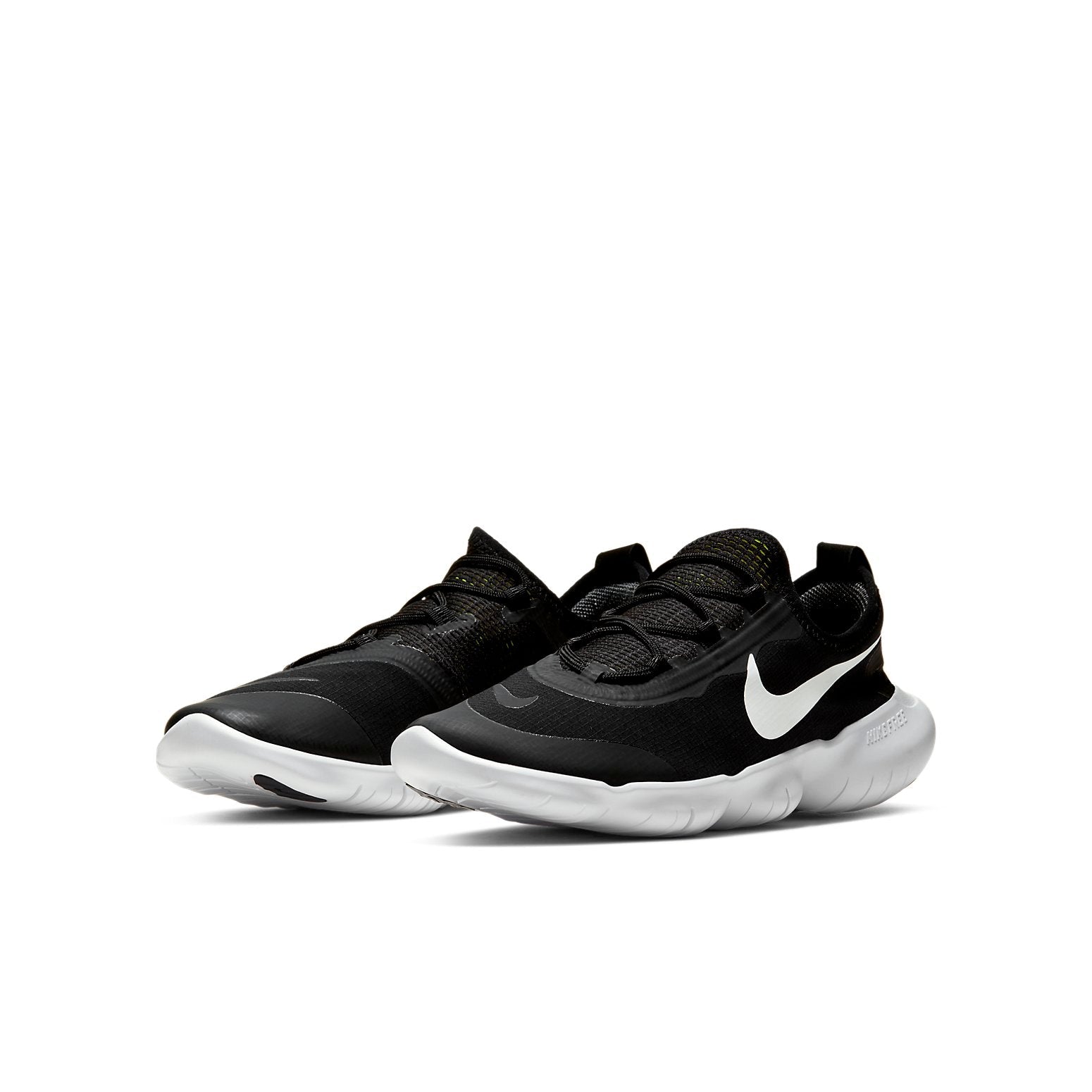 (GS) Nike Free RN 5.0 2020 'Black White' CJ2079-002