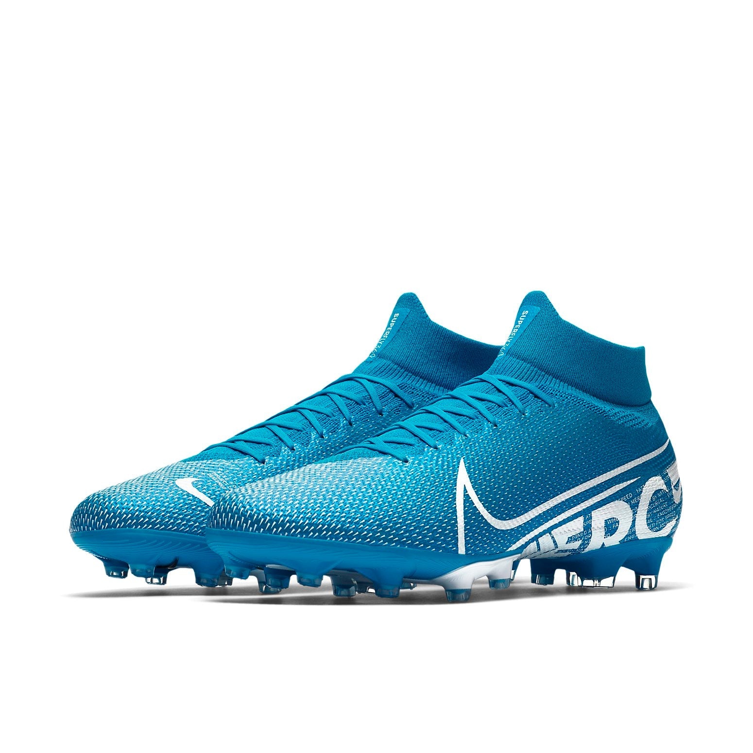 Nike Mercurial Superfly 7 13 Pro AG 'Blue Hero  Obsidian  White' AT7893-414