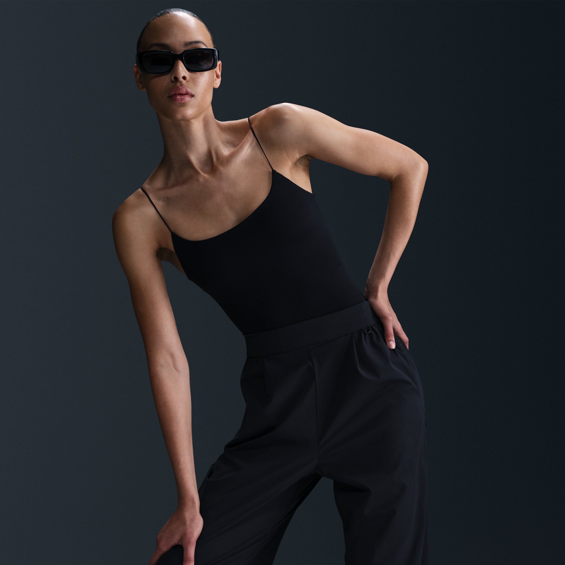 (WMNS) Nike 24.7 PerfectStretch Dri-FIT High-Rise Loose-Fit Pants 'Black' HQ0236-010