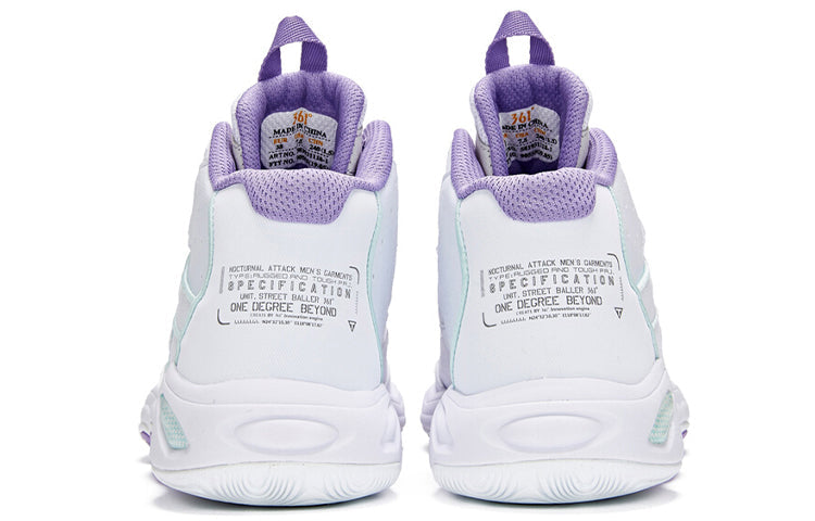 (WMNS) 361 Degrees Basketball Shoes 'White Purple' 581931118-1