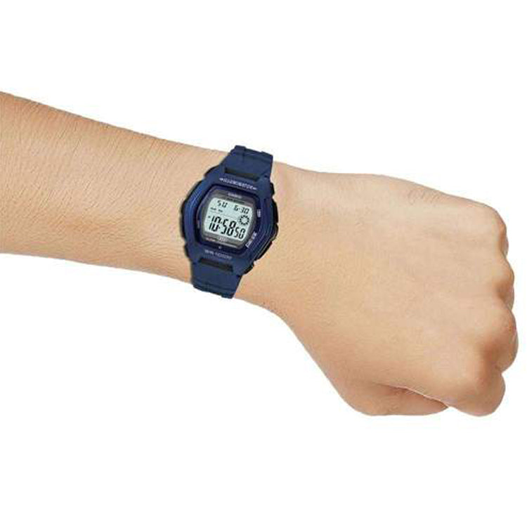 Men's CASIO STANDARD Large Sports Watch Analog Mens Blue Digital HDD-600C-2A