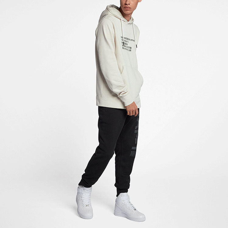 Nike Sportswear Letter Print Hoodies 'White' AH2021-072