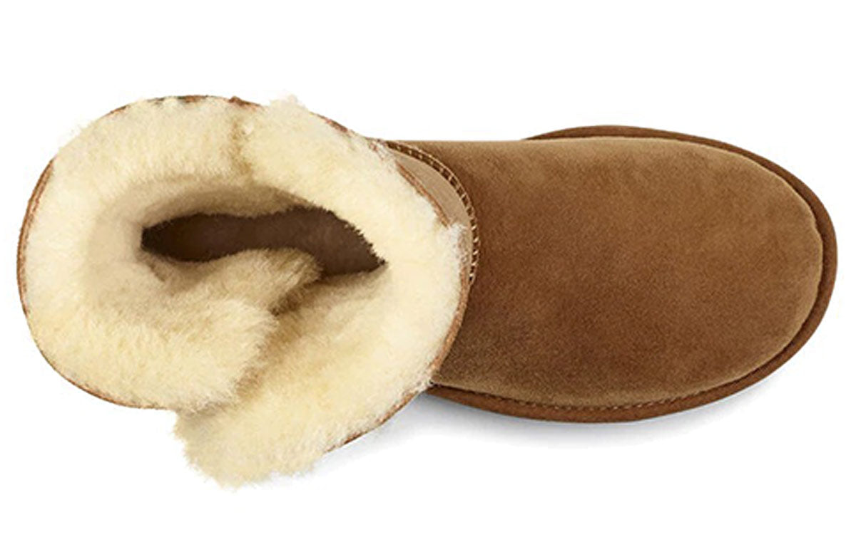 (WMNS) UGG Bailey Button Brown 1096969-CHE