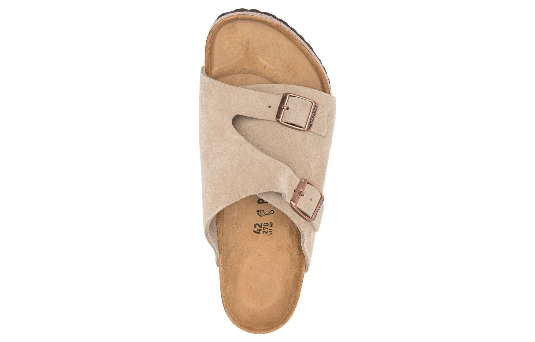 Birkenstock Zrich Suede Leather 'Stone Coin' 0050461