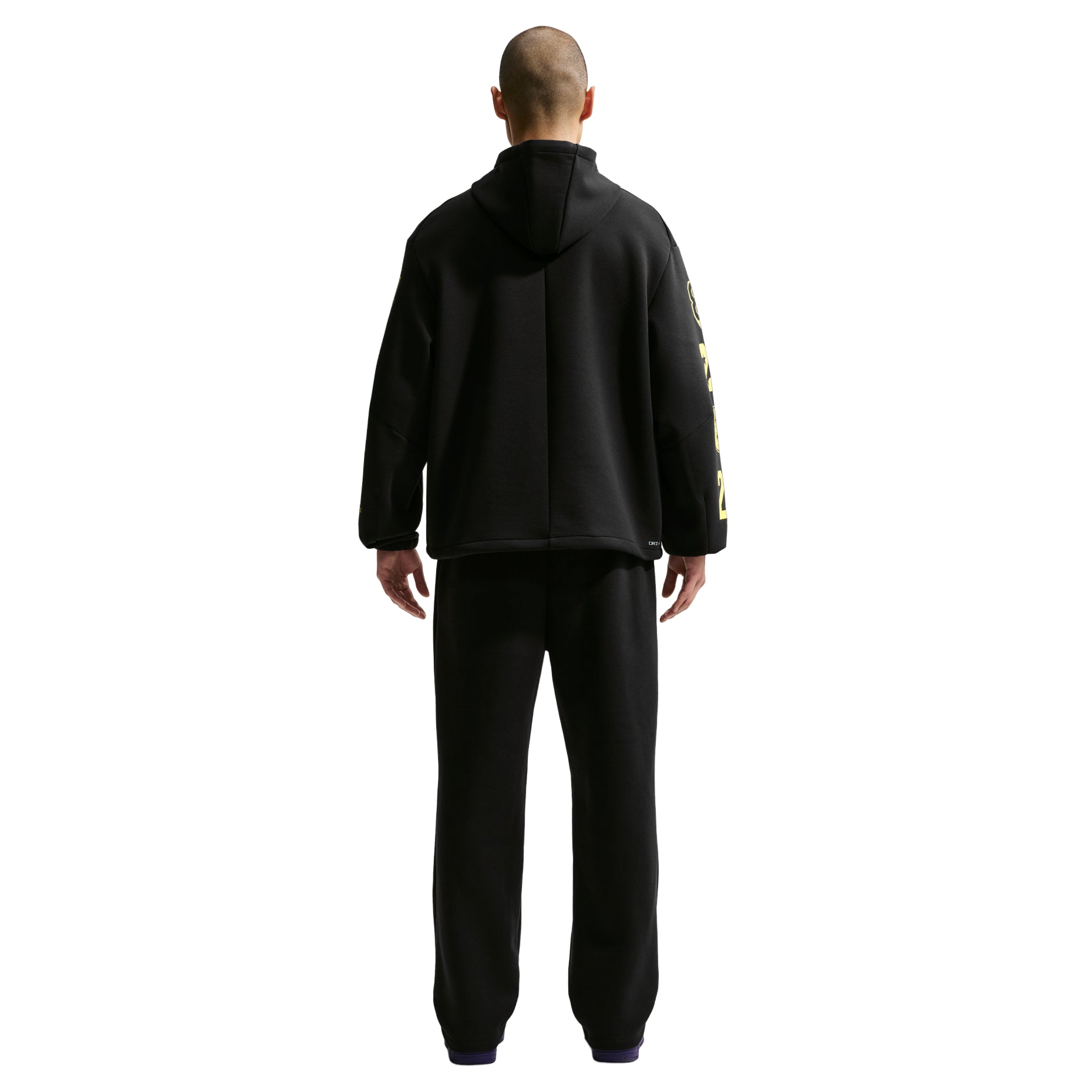 Nike Kobe Fleece Pullover Basketball Hoodie 'Black Sonic Yellow' IO0296-010