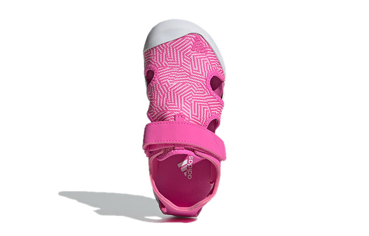 (GS) adidas Captain Toey K Pink Red Sandals FZ2235