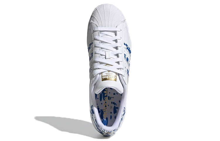 adidas Superstar 'White Blue Splatter' FY7713