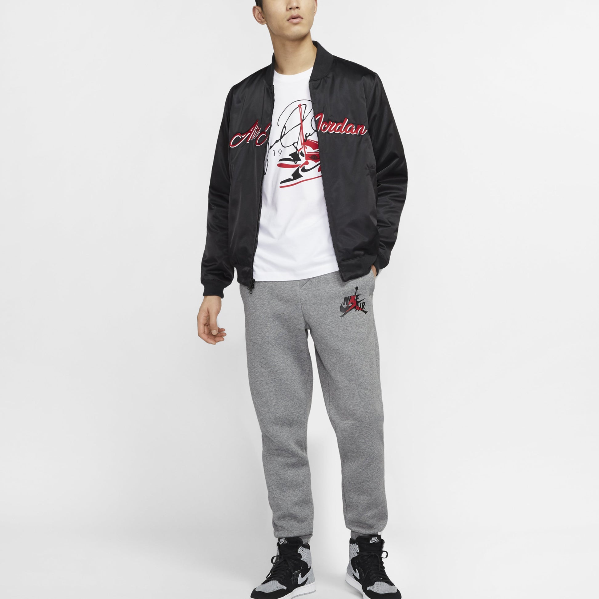Air Jordan MA-1 aviator Jacket baseball uniform Black CD5760-010