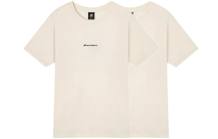 New Balance Safari T-Shirt Asia Sizing 'Cream White' AMT12356-PLW