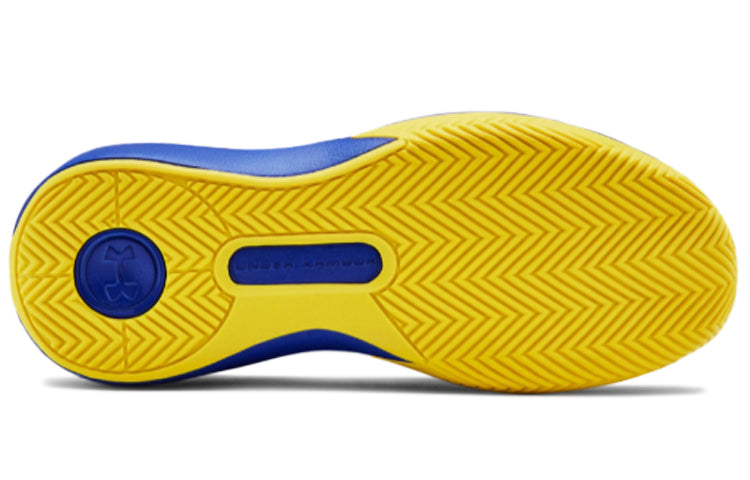 (GS) Under Armour Lockdown 4 Blue/Yellow 3022123-400