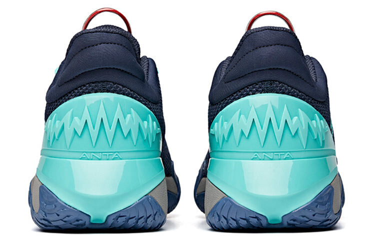 ANTA Basketball Shoes 'Blue Grey Red' 112041606-3