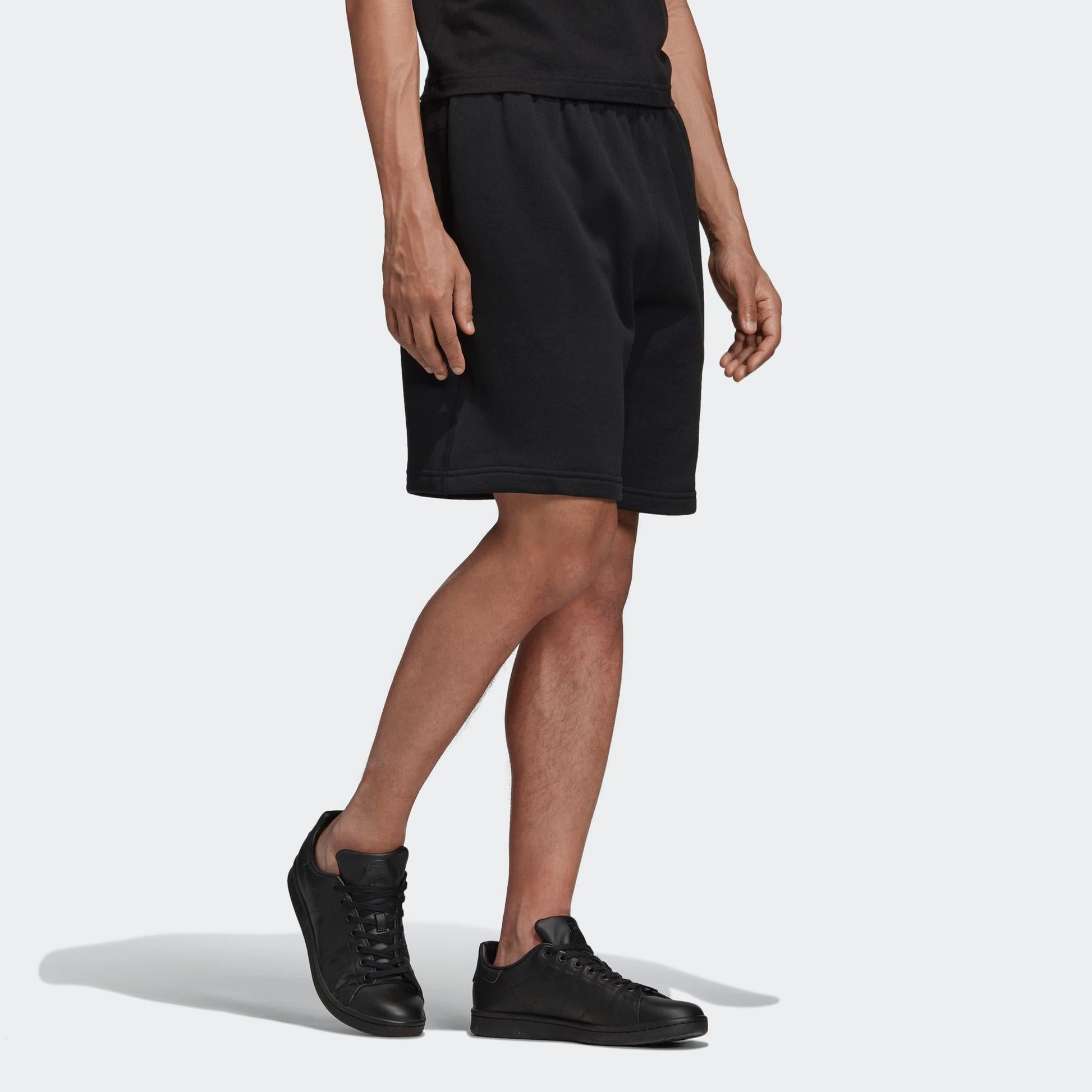 Men's adidas originals Double Label Sports Black Shorts ED7233