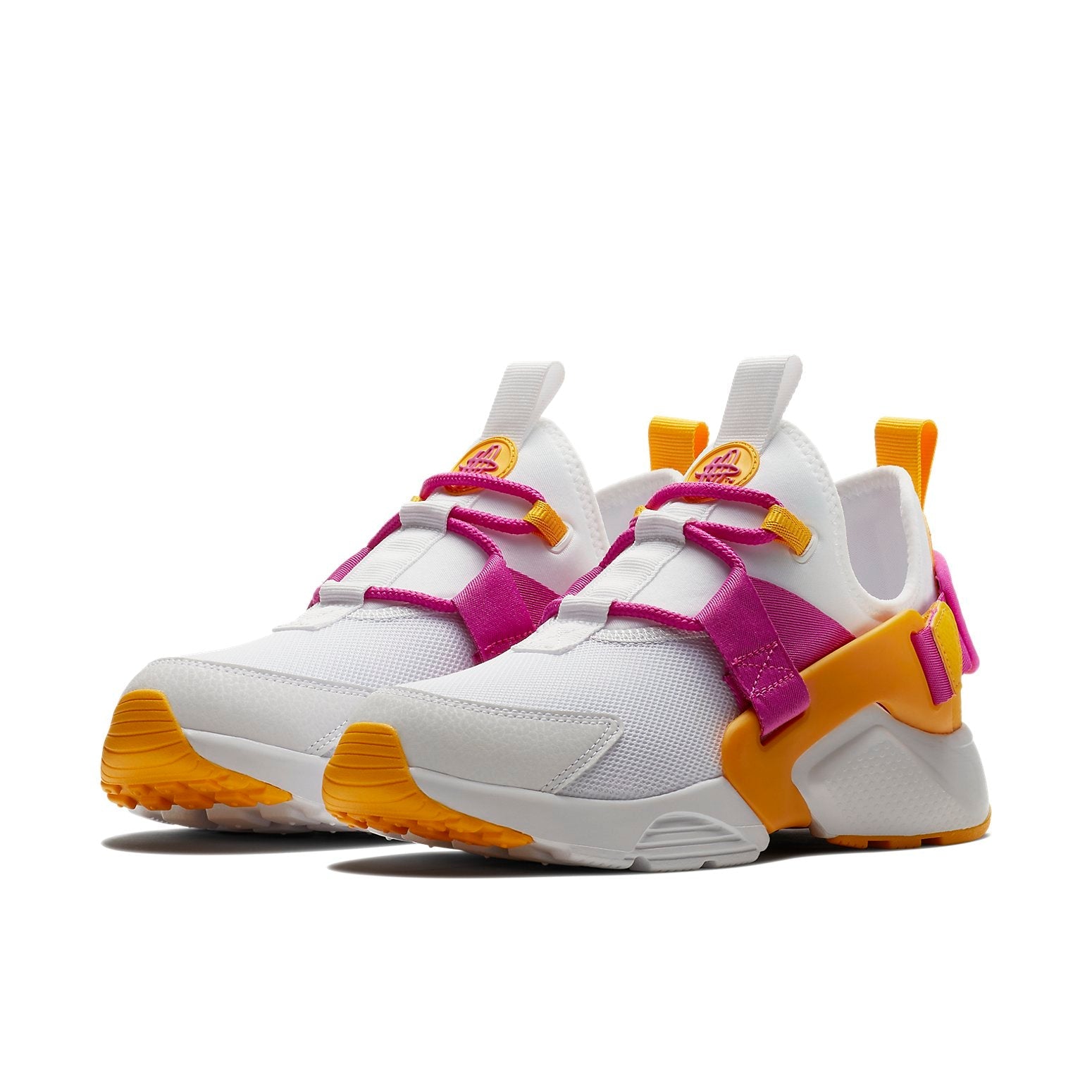 (WMNS) Nike Air Huarache City Low 'White Fuschia' AH6804-102