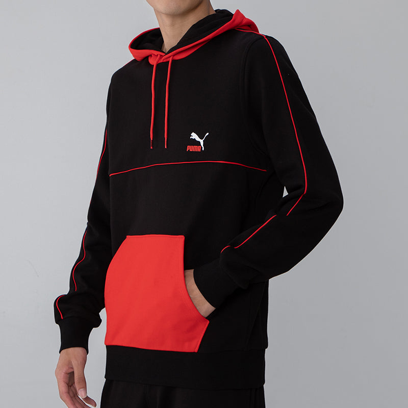 PUMA CLSX ColBlock Hoodie 'Black' 534158-01
