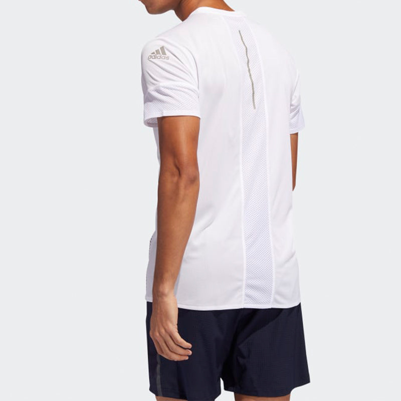 Men's adidas 25/7TeeRunr Running Short Sleeve White 7 Tee RunrT EI6325