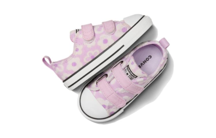 (TD) Converse Chuck Taylor All Star Blossoms Easy On Low Top 'Lilac' A09079C