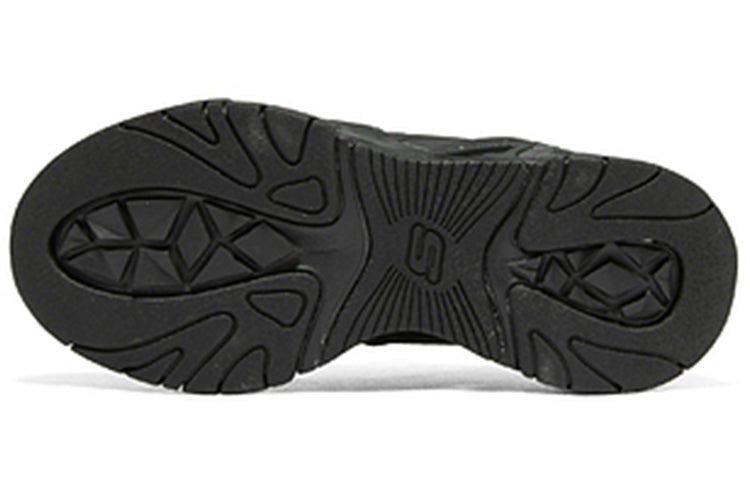 (WMNS) Skechers Dlites Stamina 'Black Yellow' 896072-BKYL