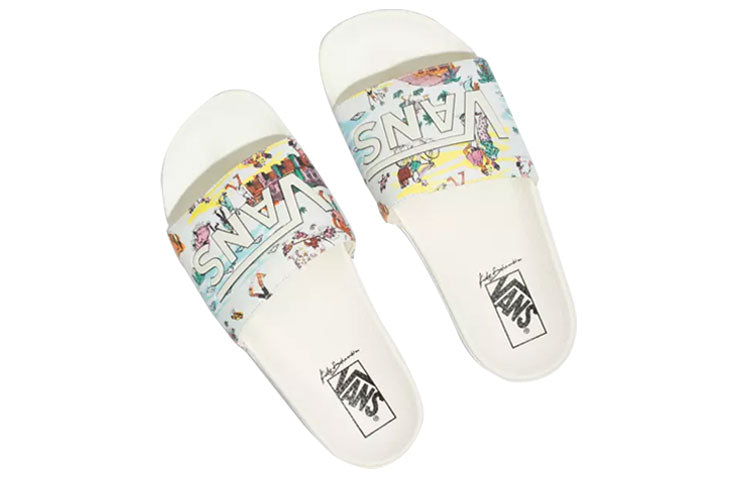 Vans Kide Slide-On White Slippers VN0004KIW94