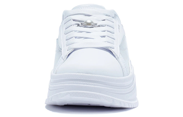 (WMNS) Li-Ning Retro Sport Leisure 'White' AGCR338-3