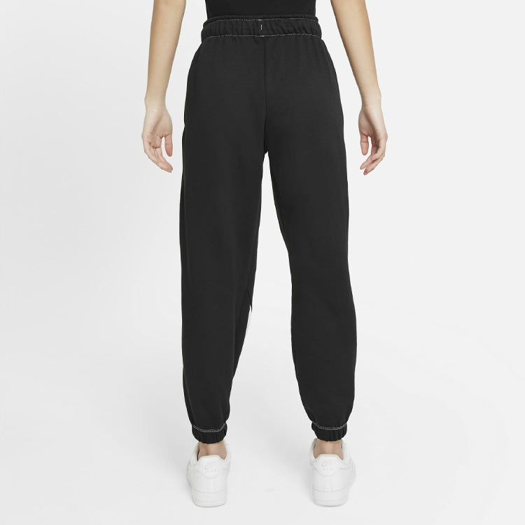 (WMNS) Nike Large Logo Bundle Feet Sports Pants/Trousers/Joggers Black DD5583-010