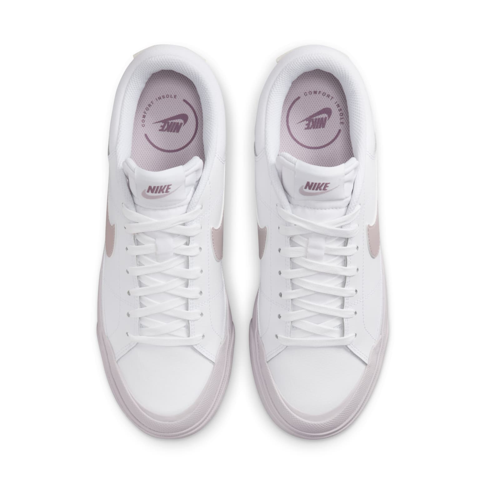 (WMNS) Nike Court Legacy Lift 'White Smokey Mauve' DM7590-105
