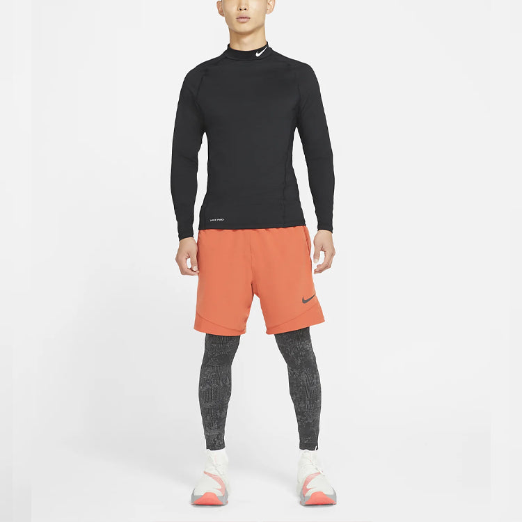 Nike Dri-FIT Pro Sports Training Slim Fit Long Sleeves Gym Clothes Black CU4971-010