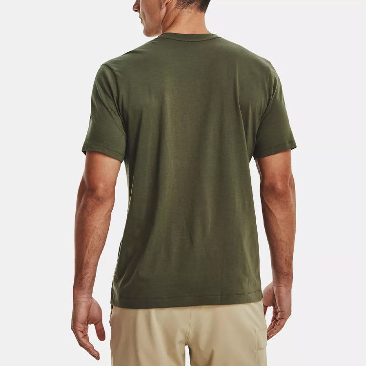 Under Armour Printed Pocket Tee 'Olive Green' 1376204-391