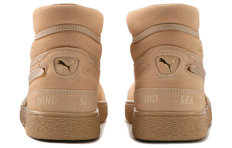 (WMNS) PUMA X Wind And Sea Ralph Sampson 'Brown Gold Gray' 375581-03